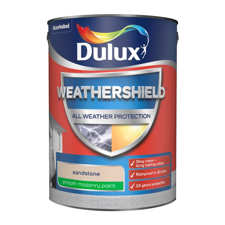 Dulux Weathershield Pintura Lisa Para Albañilería 5L