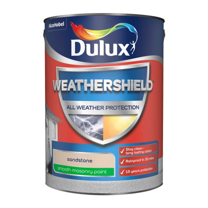 Dulux Weathershield Smooth Masonry Paint 5L