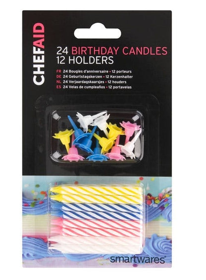 Bougies d'anniversaire Chef Aid