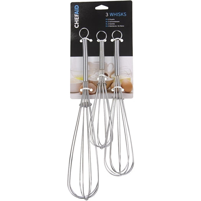 Fouets Chef Aid (Ensemble de 3)