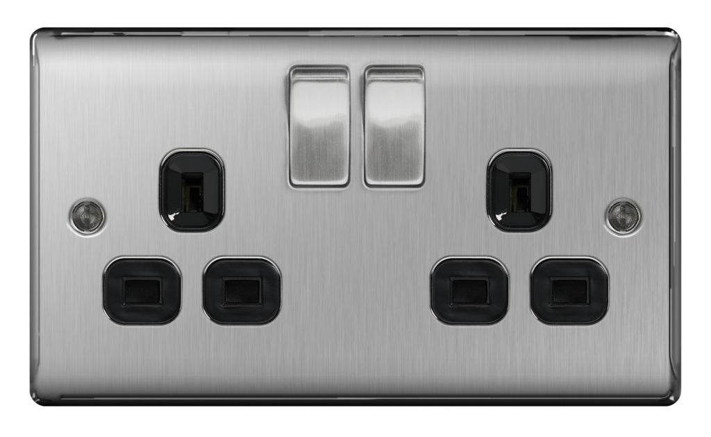 BG 13a 2 Gang Switch Socket