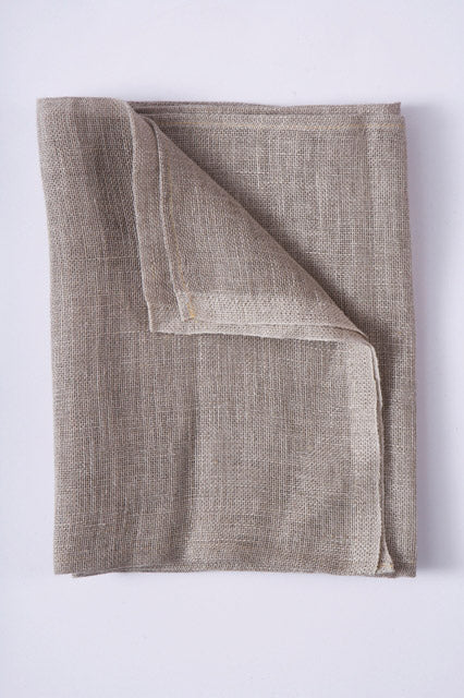 Abbey Standard Linen Scrim Hemmed