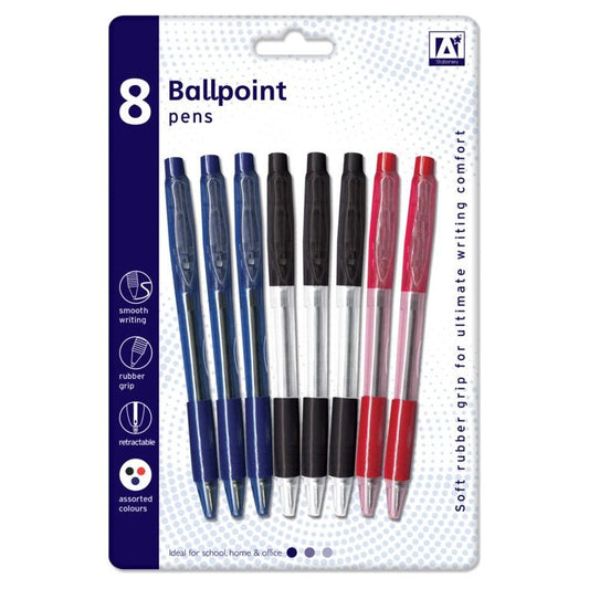 A Star Ballpoint Pens With Grips