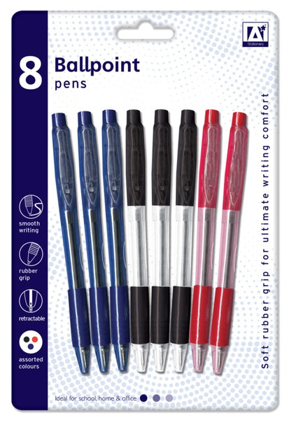 A Star Ballpoint Pens With Grips