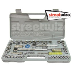 Streetwize Socket Set Carbon Steel 52 Pieces