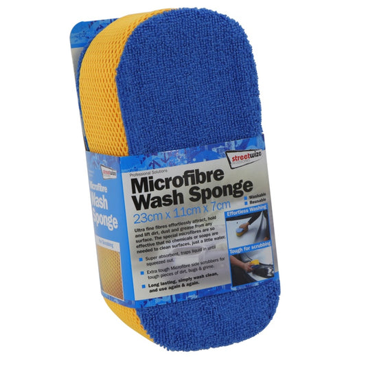 Streetwize Microfibre Wash Sponge