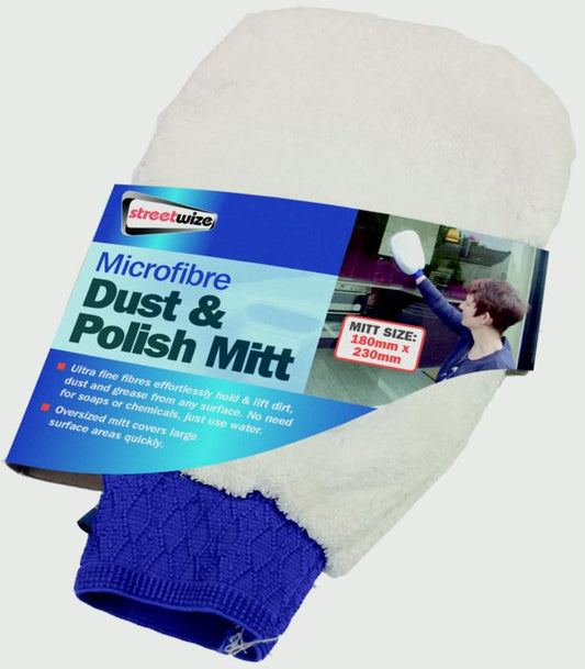 Streetwize Microfibre Dust & Polish Mitt