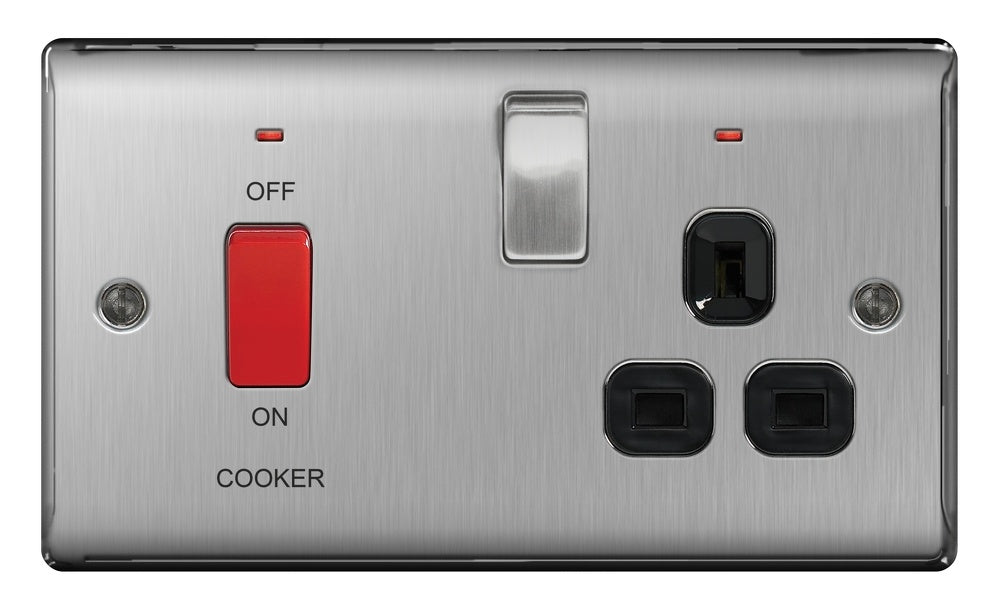 BG 45a Cooker Connection Unit Switched