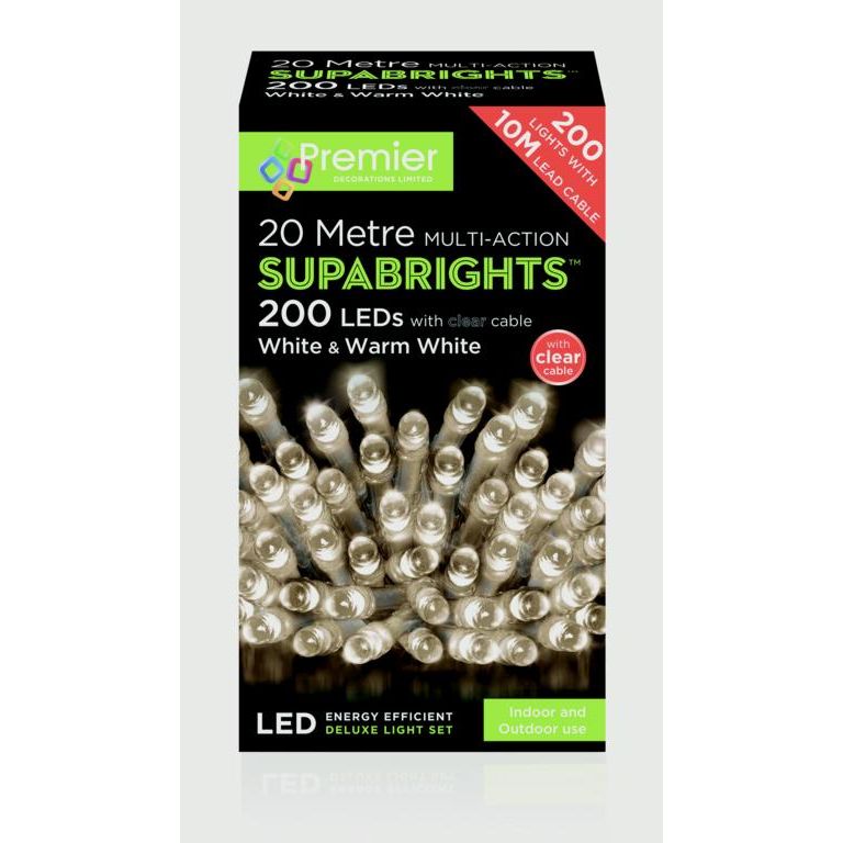 Premier 200 LED Multi Action Supabrights With Timer