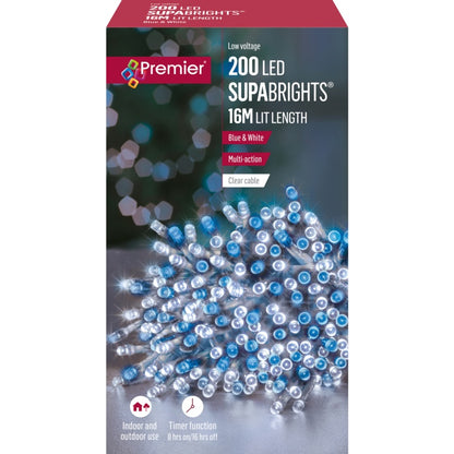 Premier 200 LED Multi Action Supabrights With Timer