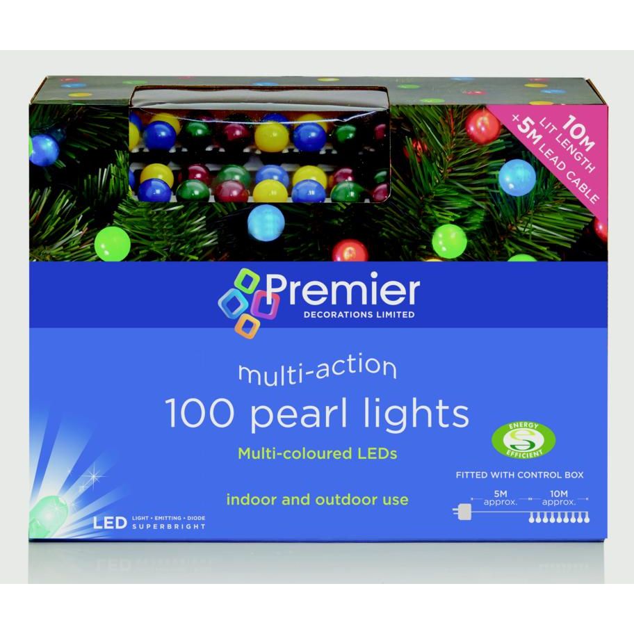 Premier Multi Action Pearl Lights Multi Colour