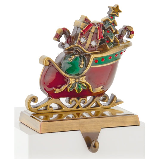 Premier Coloured Metal Sleigh Stocking Holder