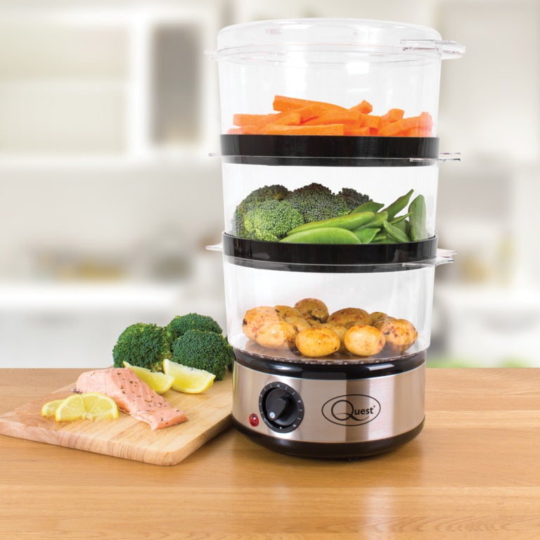 Vaporizador de alimentos compacto de 3 capas Quest