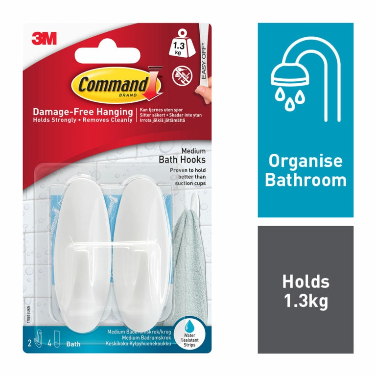 Command™ Bath Medium Designer Hooks