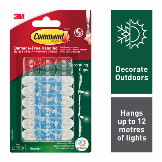 Command™ Outdoor Decorating Clips