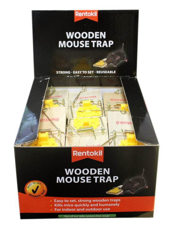 Rentokil Wooden Mouse Trap