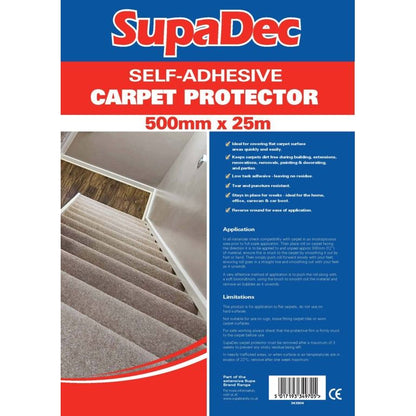 SupaDec Carpet Protector Film (500mm x 25m)