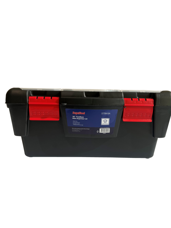 SupaTool Toolbox With Organiser Lid 410mm