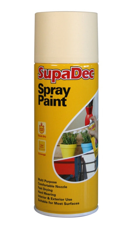 SupaDec Peinture en Spray Crème 400 ml 