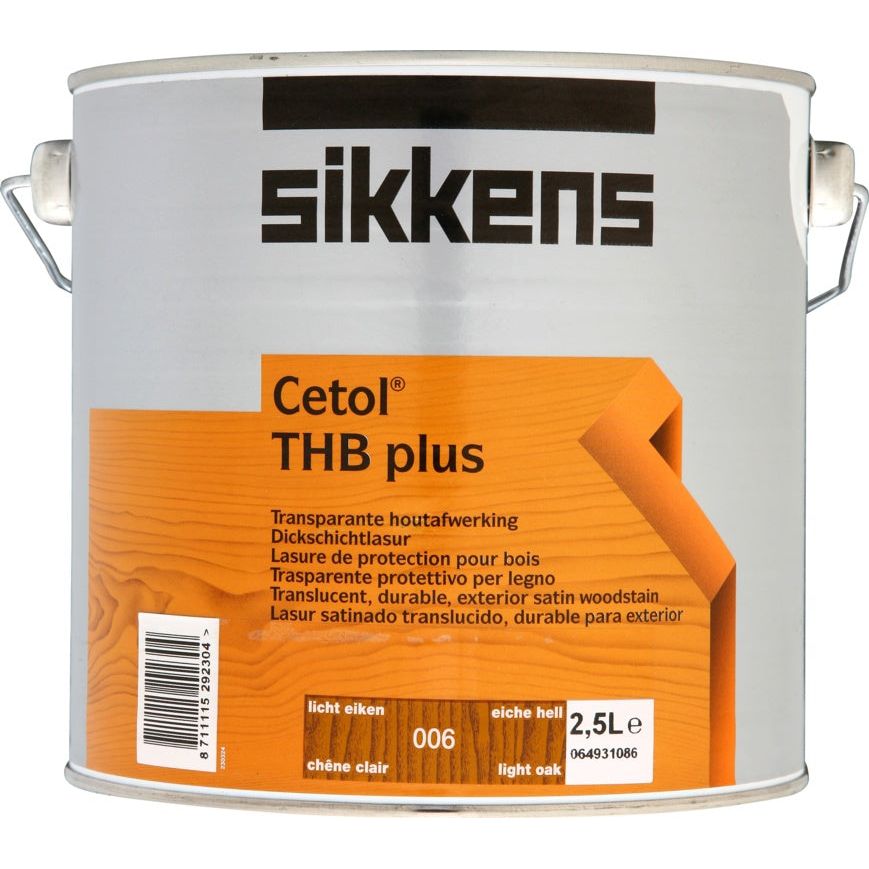 Sikkens Cetol THB Plus 2.5L 006 Light Oak