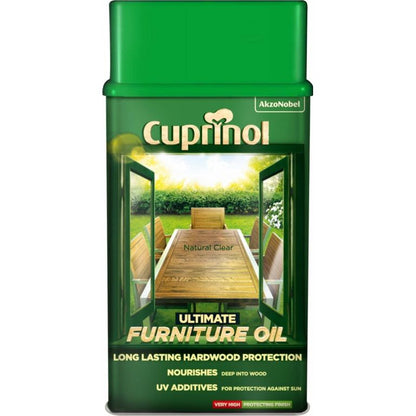 Cuprinol Ultimate Furniture Oil 1L Mahogany