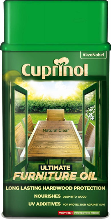 Cuprinol Ultimate Furniture Oil 1L Mahogany