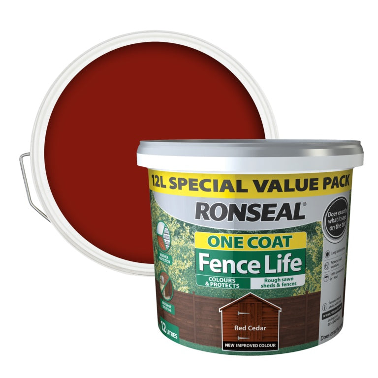 Ronseal One Coat Fence Life 12L