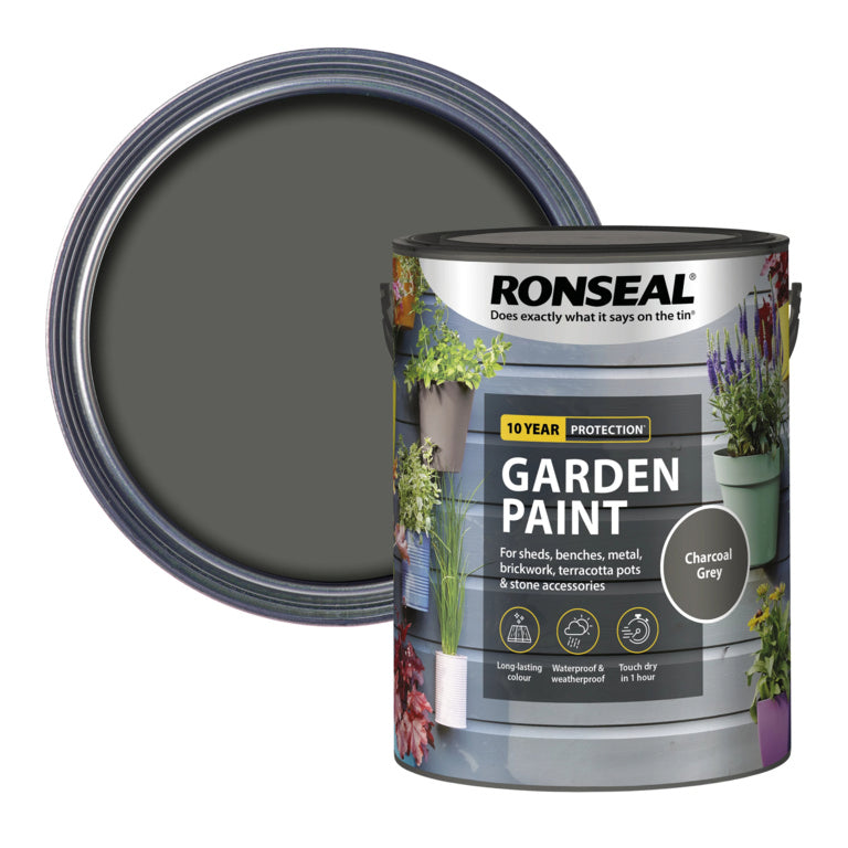 Pintura de jardín Ronseal 2,5 L gris carbón