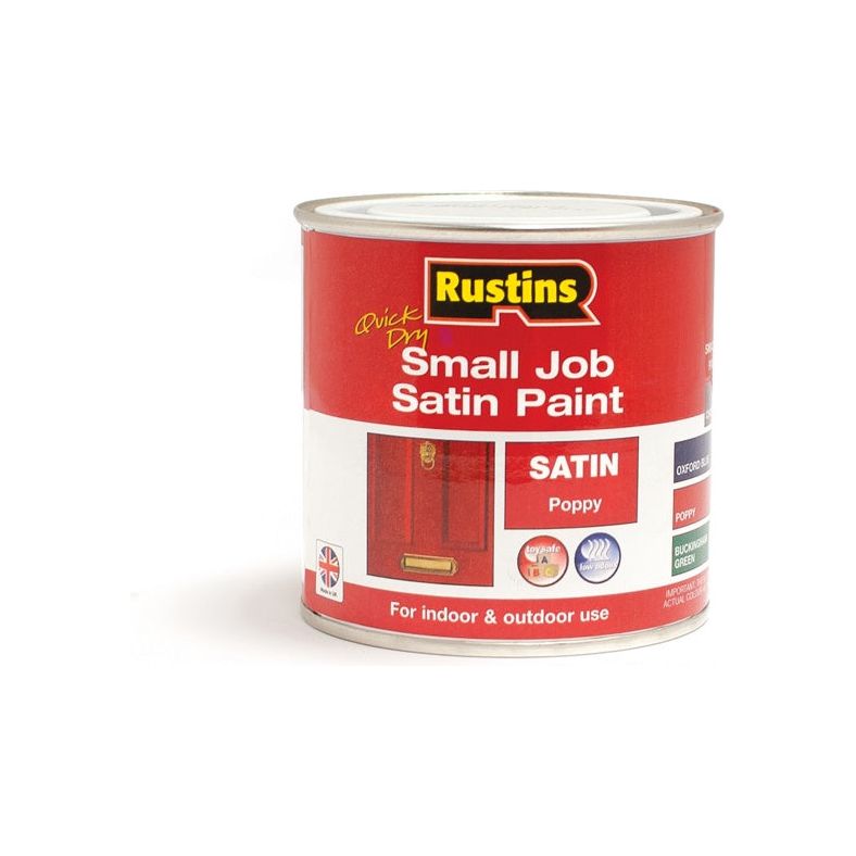 Rustins Satén para trabajos pequeños de secado rápido 250 ml