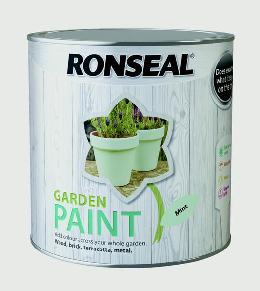 Pintura de jardín Ronseal 2,5 L menta