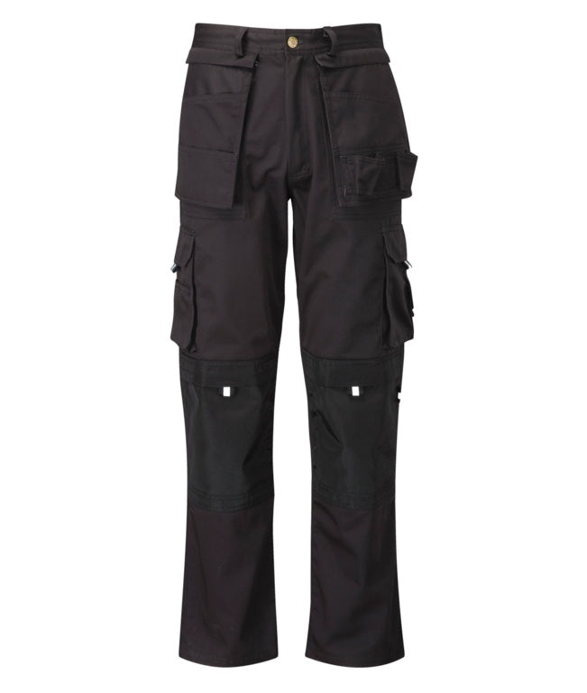 Orbit Pro Black Multi Pocket Trousers