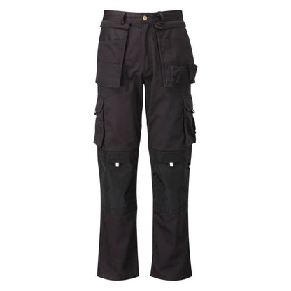 Orbit Pro Black Multi Pocket Trousers