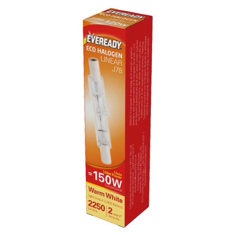 Eveready Eco Halógena Lineal 220-240v 78mm En Caja