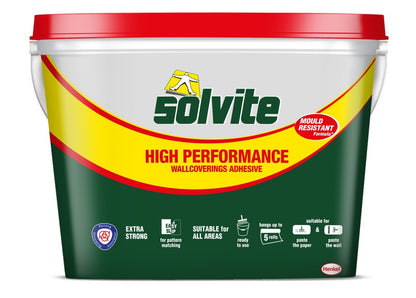 Solvite High Performance Ready Mix Wallcovering Adhesive 5 Roll