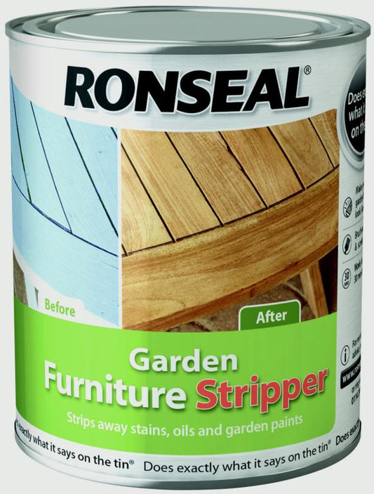 Ronseal Decapante para muebles de jardín 750ml Transparente