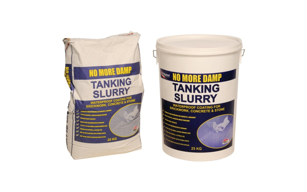 No More Damp Tanking Slurry Bag In A Bucket