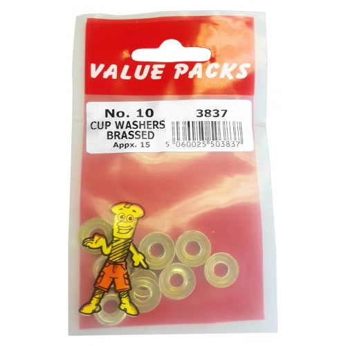 Fast Pak No. 10 CUP WASHERS BRASSED