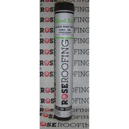 Rose Roofing Black Shed Felt 8m