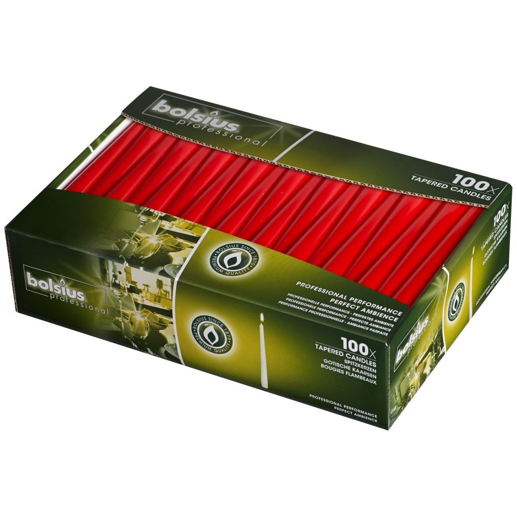 Bolsius Tapered Candles Box 100