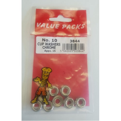 Fast Pak No 10 CUP WASHERS CHROMED