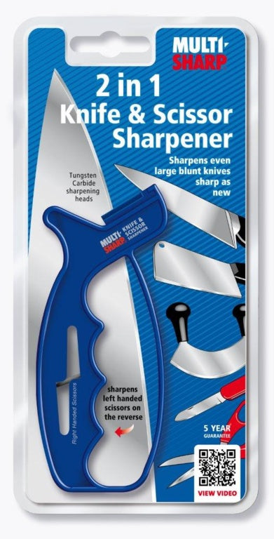 Multi-Sharp® 2 In 1 Knife Scissor Sharpener