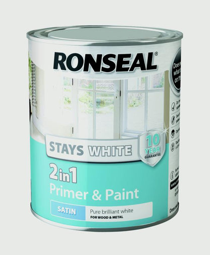 Ronseal Stays White 2in1 Primer & Paint