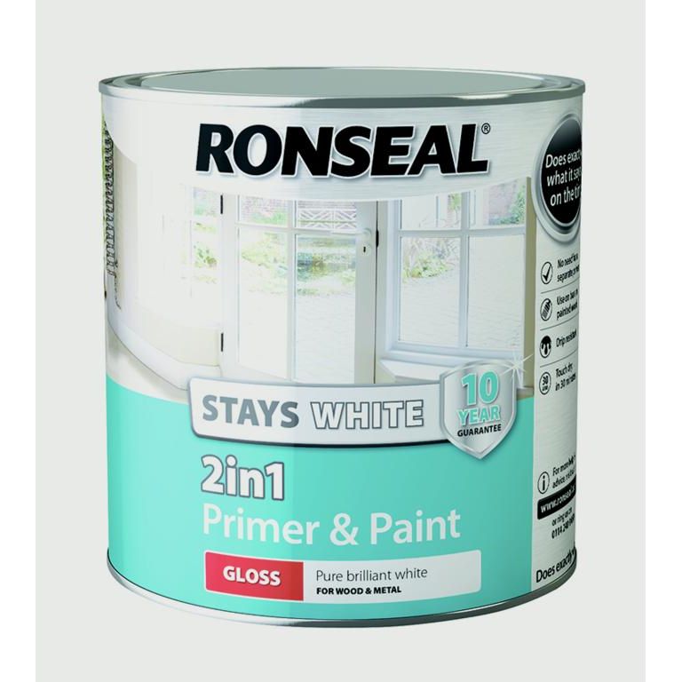 Ronseal Stay White 2in1 Primer & Paint