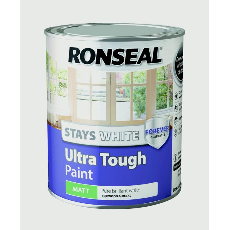 Ronseal Stays White Ultra Tough Paint