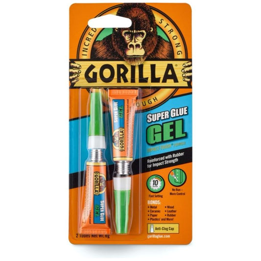 Gorilla Super Glue Gel 2x3g