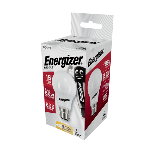 Energizer LED GLS Warm White B22