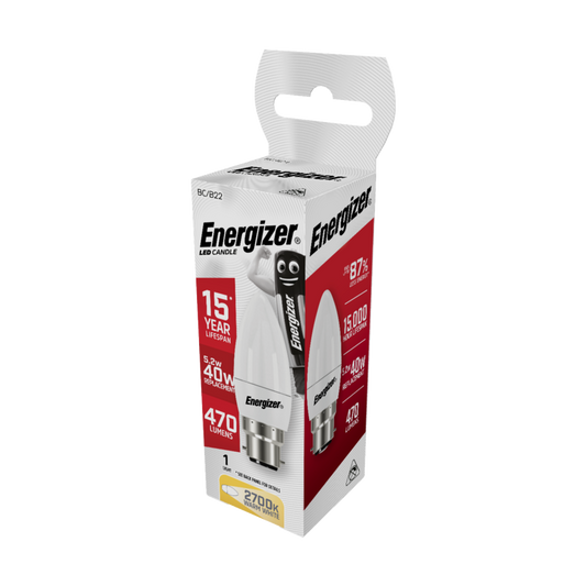 Energizer LED Candle Warm White B22