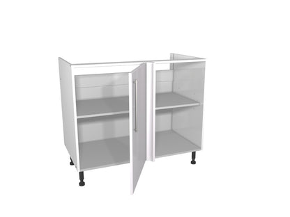 Gower Rapide+ Paris White Corner Base Unit