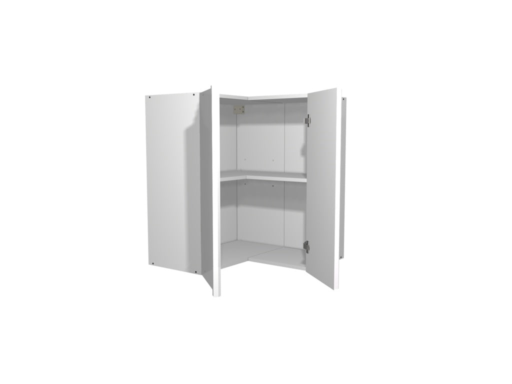 Gower Rapide+ Paris White L Shaped Corner Wall Unit