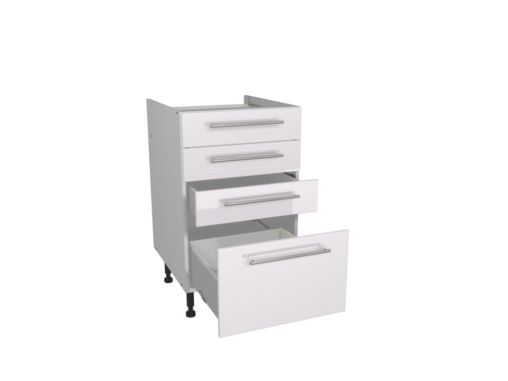 Mueble Gower Rapide+ Paris Blanco 4 Cajones